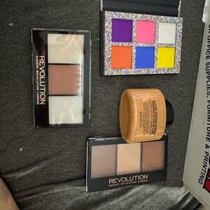 Revolution Vibrant Eyeshadow and Highlighter Collection